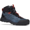 nouveau produit Black Diamond Mission Leather Mid WP Chaussures D’approche Homme, Noir/bleu 16