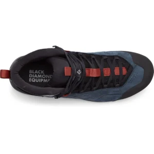 nouveau produit Black Diamond Mission Leather Mid WP Chaussures D’approche Homme, Noir/bleu 10