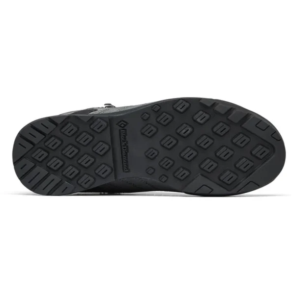 Black Diamond Mission Leather Mid WP Chaussures D’approche Femme, Noir/gris Livraison gratuite 5