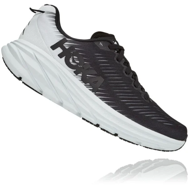 Hoka One One Rincon 3 Wide Chaussures De Course Femme, Noir/blanc qualité supérieure 3