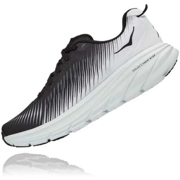 Hoka One One Rincon 3 Wide Chaussures De Course Femme, Noir/blanc qualité supérieure 5