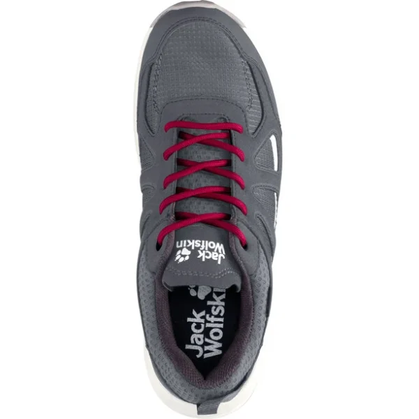 prix pas cher Jack Wolfskin Woodland 2 Texapore Chaussures Basses Femme, Gris 7
