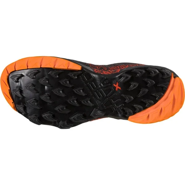 grande marque pas cher La Sportiva Akasha II Chaussures De Course Femme, Gris/orange 3
