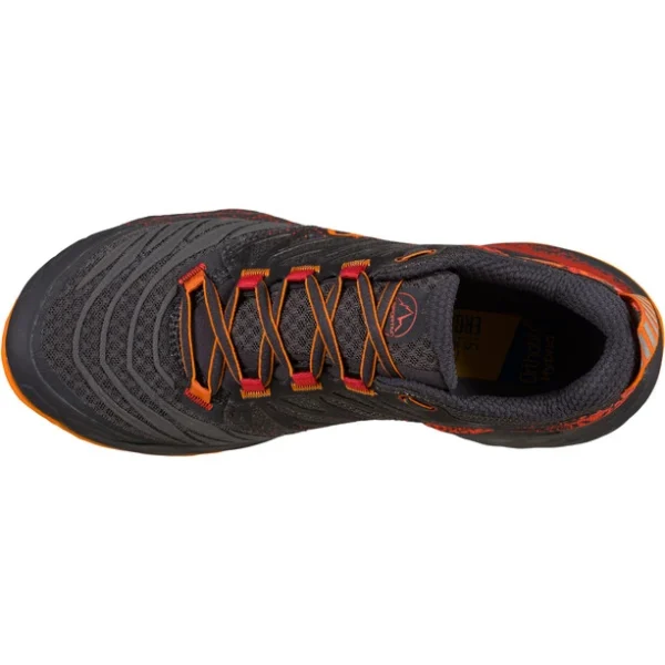 grande marque pas cher La Sportiva Akasha II Chaussures De Course Femme, Gris/orange 4
