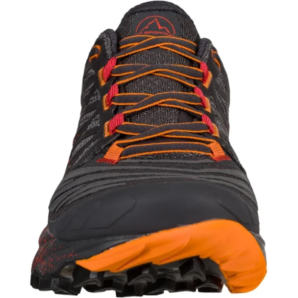 grande marque pas cher La Sportiva Akasha II Chaussures De Course Femme, Gris/orange 6