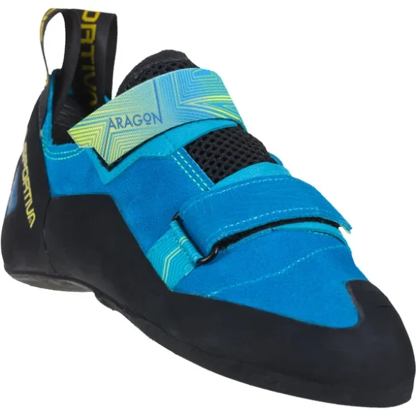 magasin solde La Sportiva Aragon Chaussures D’Escalade Homme, Bleu/noir 4