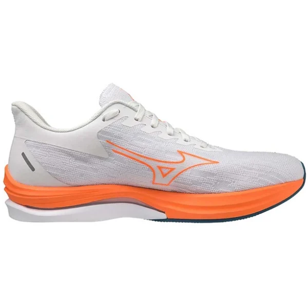 Mizuno Wave Rebellion Sonic Shoes Men, Blanc/orange dernière tendance 3
