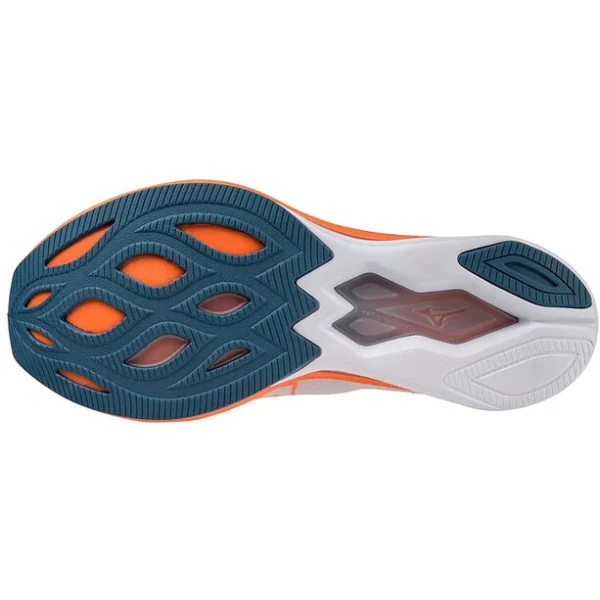 Mizuno Wave Rebellion Sonic Shoes Men, Blanc/orange dernière tendance 6