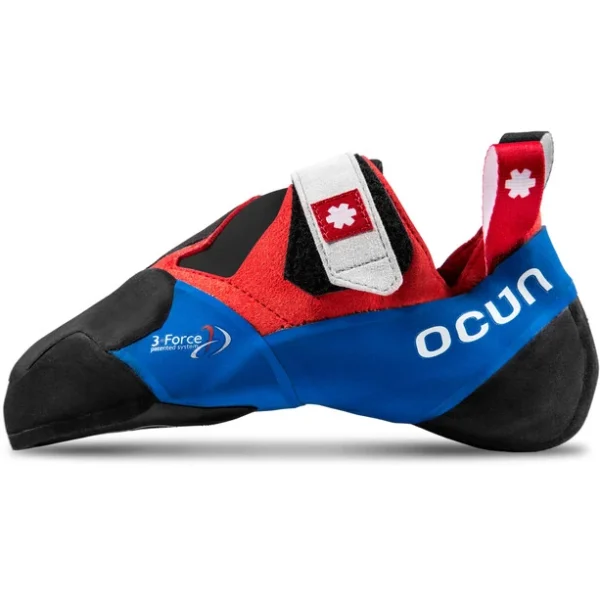 boutique en ligne france Ocun Nitro Chaussons D’escalade, Bleu/rouge 3