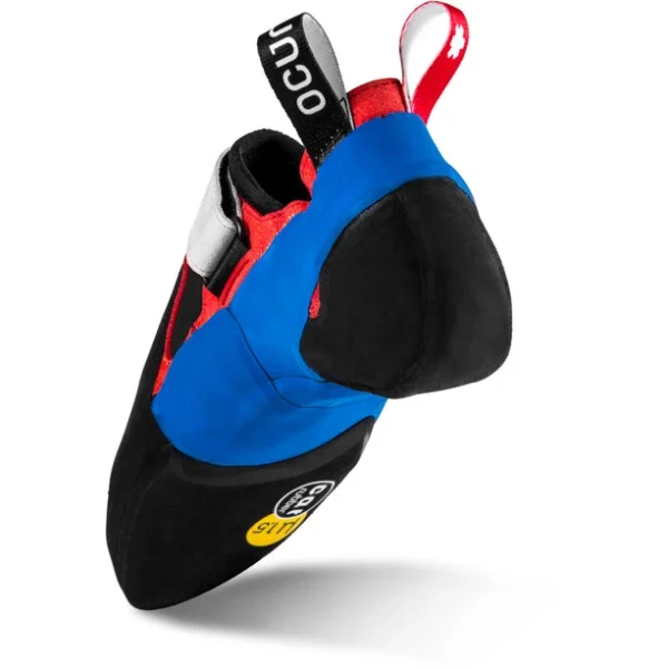 boutique en ligne france Ocun Nitro Chaussons D’escalade, Bleu/rouge 4