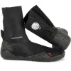 Rip Curl Dawn Patrol 3mm Round Toe Boots Boys, Noir Neuve avec étiquette 11