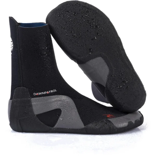 Rip Curl Dawn Patrol 5mm Round Toe Boots Men, Noir l'unique style 1