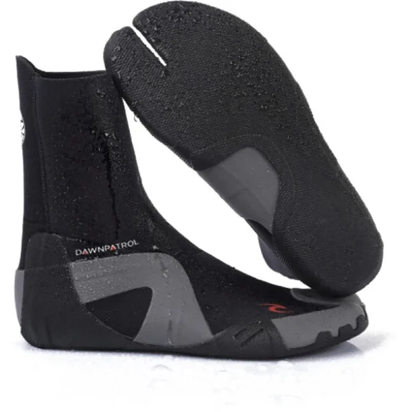 Rip Curl Dawn Patrol 5mm Round Toe Boots Men, Noir l'unique style 3
