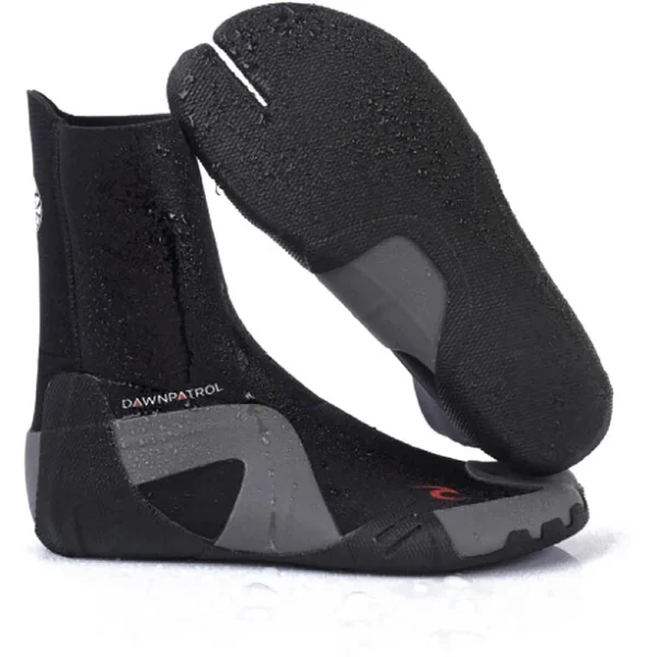 Rip Curl Dawn Patrol 5mm Round Toe Boots Men, Noir l'unique style 4