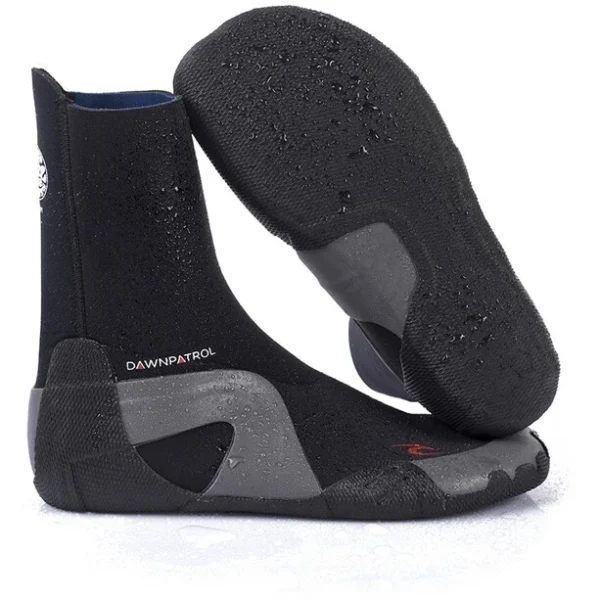 Rip Curl Dawn Patrol 5mm Round Toe Boots Men, Noir l'unique style 7