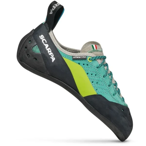 se précipiter pour acheter Scarpa Maestro Plus Chaussons D’escalade Femme, Turquoise 3