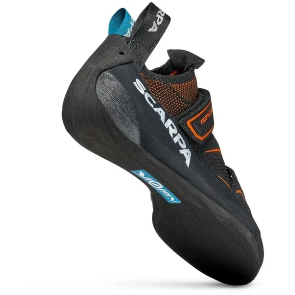 Scarpa Reflex V Chaussons D’escalade Homme, Noir/orange dernières 3