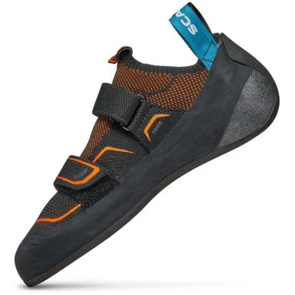 Scarpa Reflex V Chaussons D’escalade Homme, Noir/orange dernières 4