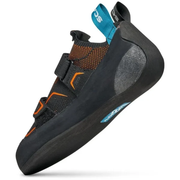 Scarpa Reflex V Chaussons D’escalade Homme, Noir/orange dernières 5