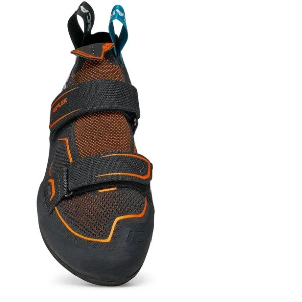 Scarpa Reflex V Chaussons D’escalade Homme, Noir/orange dernières 7