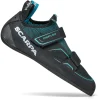 Scarpa Reflex V Chaussons D’escalade Femme, Noir/bleu grande marque pas cher 22