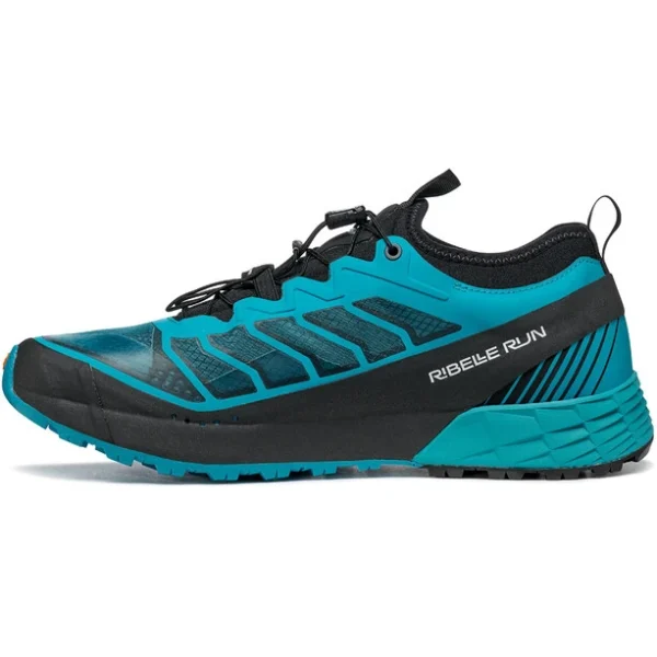 Scarpa Ribelle Run Chaussures Homme, Turquoise/noir pas cher 4
