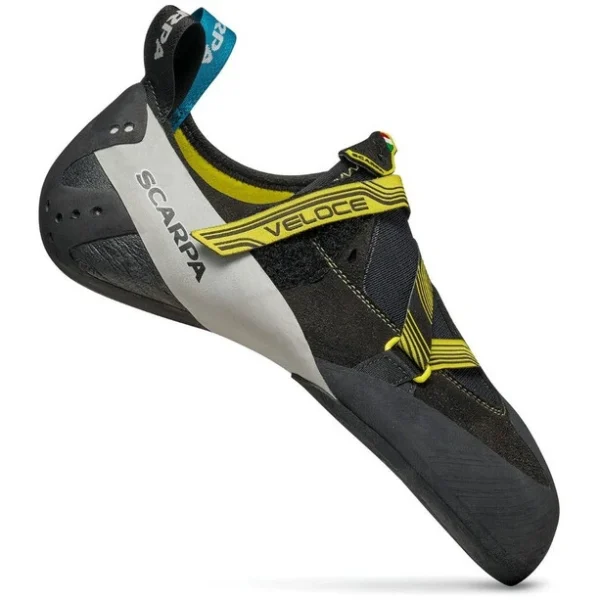 Scarpa Veloce Chaussons D’escalade Homme, Noir/jaune prix pas cher 1