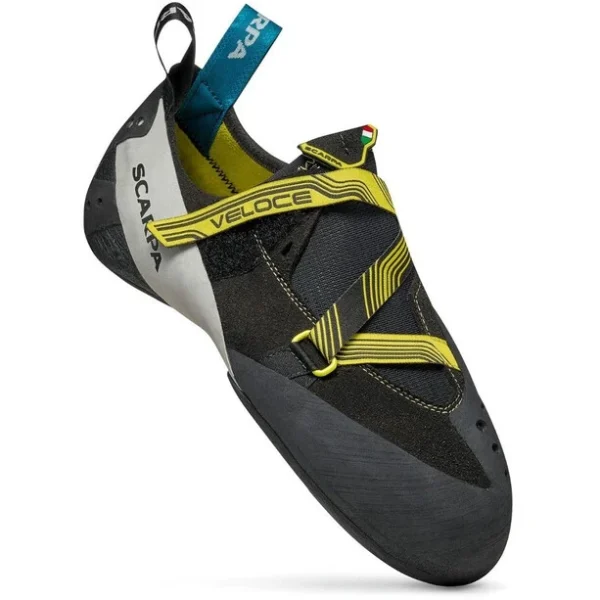 Scarpa Veloce Chaussons D’escalade Homme, Noir/jaune prix pas cher 3