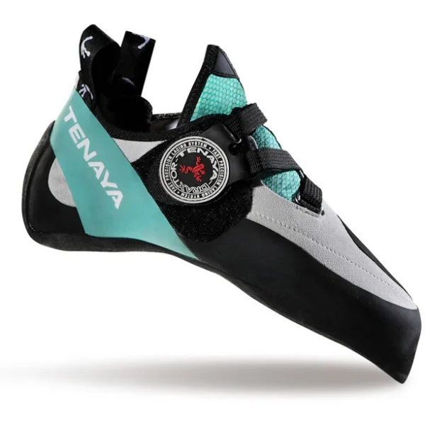 soldes magasin Tenaya Oasi LV Chaussons D’escalade, Gris/turquoise 1